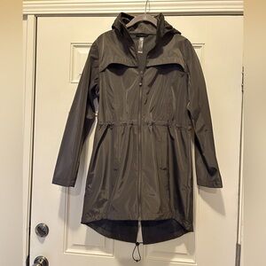 Mondetta Outdoor Project All Season Coat with hood and adjustable waist.